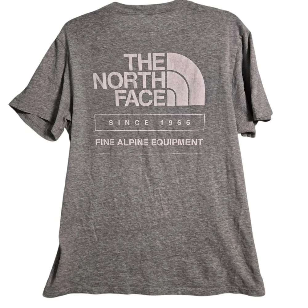 The North Face‎ Mens Heather Grey Graphic T-Shirt Fine Alpine Equipment Size M